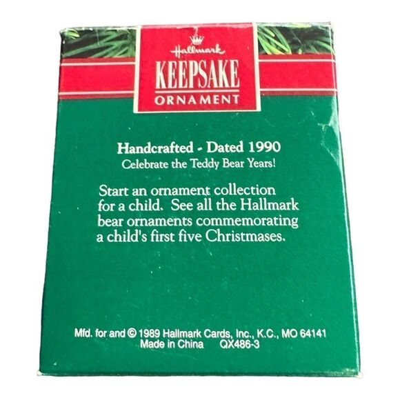 Hallmark "Baby's Second Christmas" Ornament 1990 - Picture 8 of 12